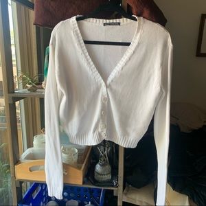 Brandy Melville White Sweater OSFA